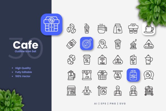 Cafe Icons: A Designer’s Review of Essential Graphics and Icons