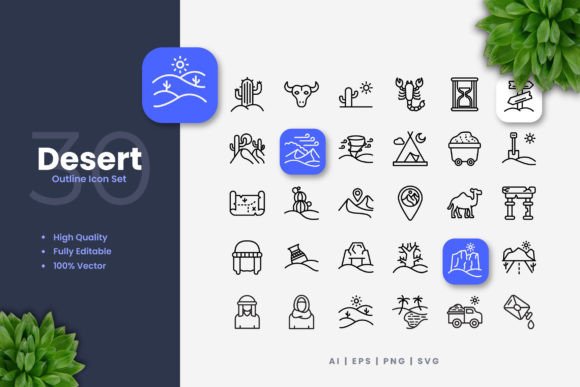 Desert Icons: A Brand Designer’s Review of Essential Graphics and Icons