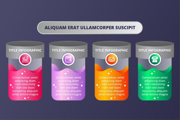Sample Laboratory Tube Infographic Graphics for Infographics