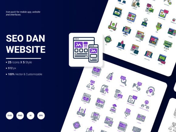 Seo Dan Website Icon Pack: Graphics and Icons for Local Branding