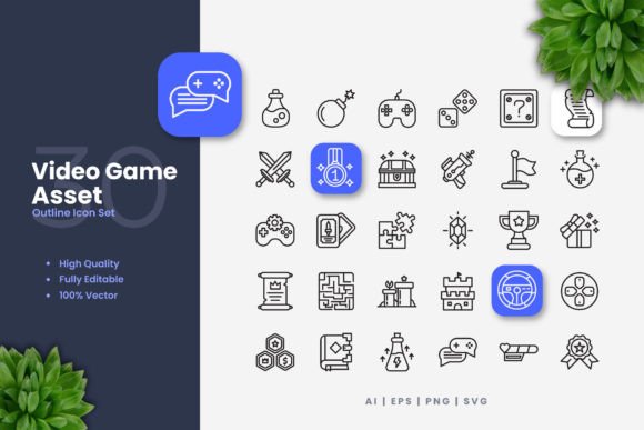 Video Game Asset Icons: A Practical Review for Graphics and Icons Sellers