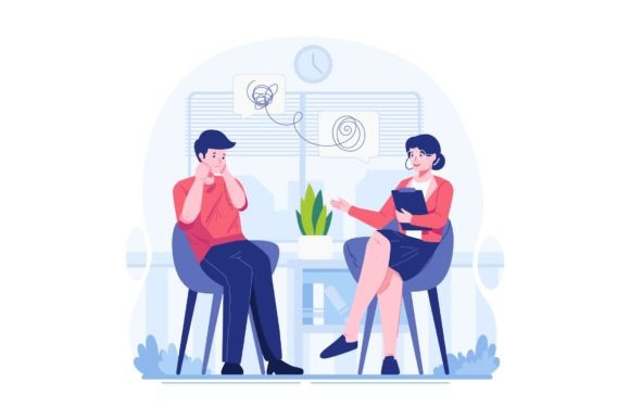 World Mental Health Day Illustration Graphics and Editorial Assets